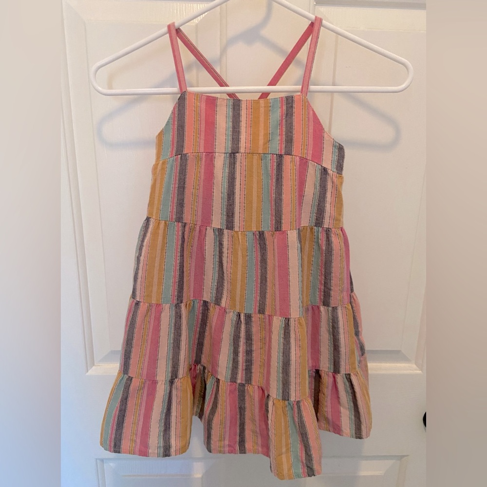 Cat & Jack Pink Striped Sundress 5T